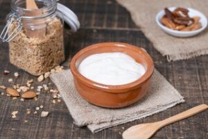 Bowl of fresh curd, a heart-healthy food choice