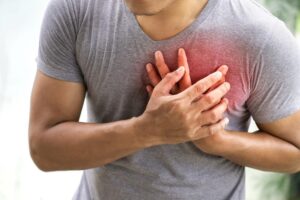 Chest pain is the one of the symptom in Broken Heart Syndrome.